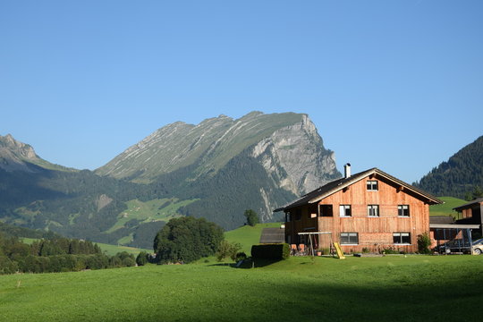 Schoppernau mit Kanisfluh