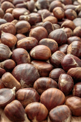 Pile of chestnuts