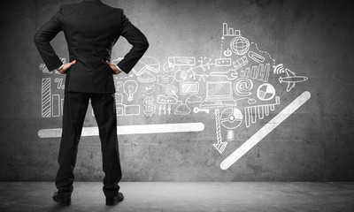 Business growth and progress concept