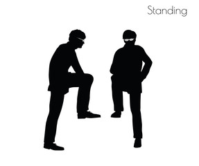 man in Standing  pose