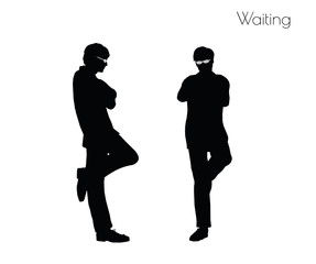 man in Waiting pose