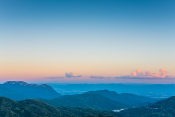 Obraz premium A very beautiful sky in thailand.
