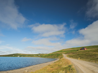 Beautiful landscape in vatnsnes, Iceland
