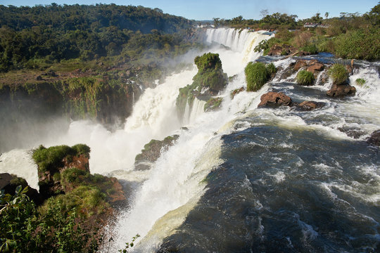 Iguaçu Wasserfälle gesehen von der argentinischen Seite