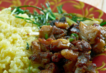 Sabzi qovurma plov