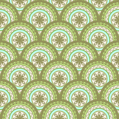 Seamless abstract geometric pattern. Seamless background. Vector Illustration