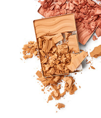 Compact face powder and blush