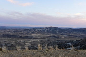 Mountain Range at sunset