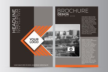 Abstract flyer design background. Brochure template.