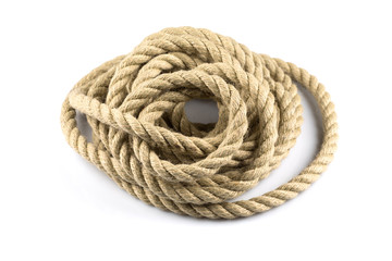 Twisted thick rope