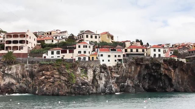 Camara de Lobos.  A timelapse recording of Camara de Lobos.  The fishing village on the Portuguese island of Madeira was loved by the late Sir Winston Churchill, the wartime British Prime Minister.