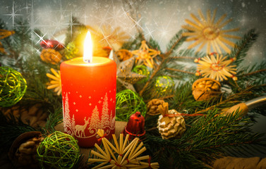 Merry Christmas card without text