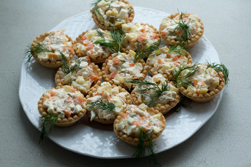 appetizer canapés