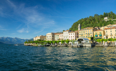 Mountains in Italy near the lake Como in summer