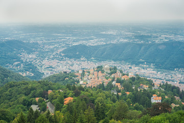 Fototapeta premium Mountains in Italy near the lake Como in summer