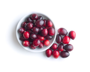 The tasty american cranberries.