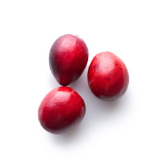 The tasty american cranberries.