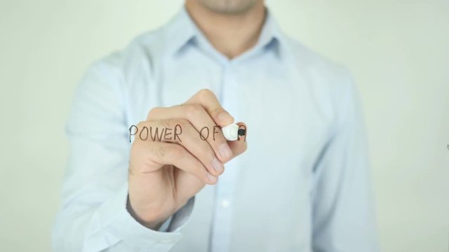 Power of Attorney, Writing On Screen