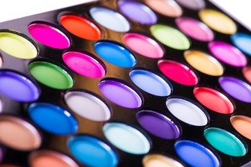 Artist palette isolated on white