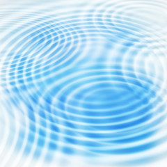 Water background with round crossing ripples