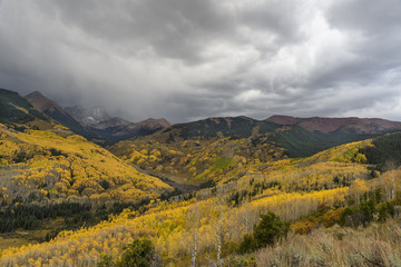 Gunnison Colorado Mountain in Storm