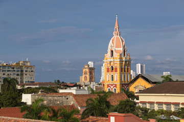 Naklejka premium View of Cartagena de Indias, Colombia
