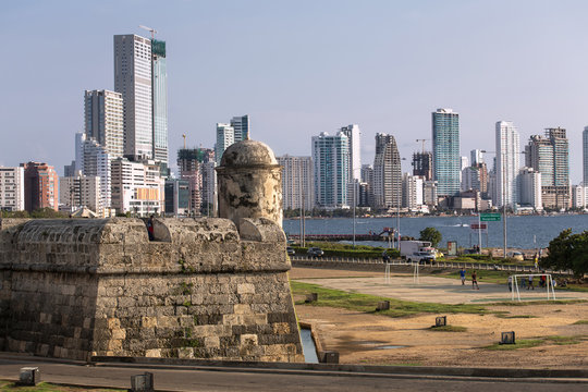 View of Cartagena de Indias, Colombia