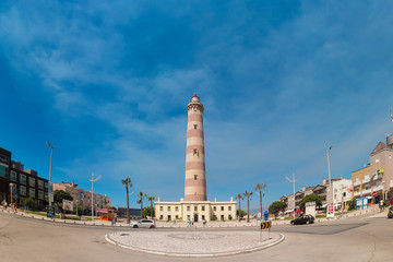 Fototapeta na wymiar Lighthouse in Aveiro, Portugal