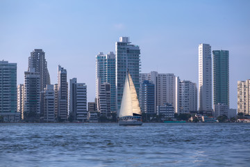 Fototapeta na wymiar View of Cartagena de Indias, Colombia