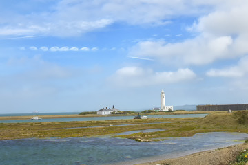 Hurst Point Lighthouse and Hurst Castle