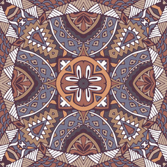 ethnic geometric  seamless tribal  pattern 