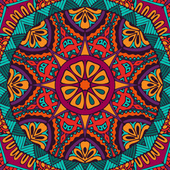 Abstract festival vintage ethnic seamless pattern 