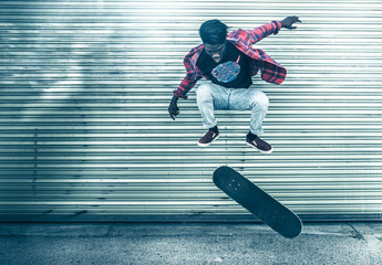 Skateboarder in action © oneinchpunch