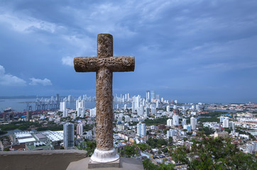 View of Cartagena de Indias, Colombia