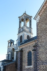 Fototapeta premium Parish Church in Montfort-sur-Meu in France, the birthplace of S