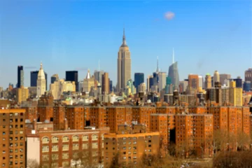 Foto op Plexiglas New York City Skyline Blur © Jannis Werner