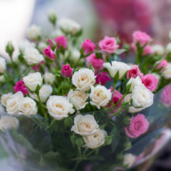 Bouquet of small roses