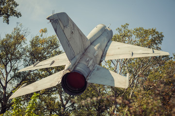Old military plane