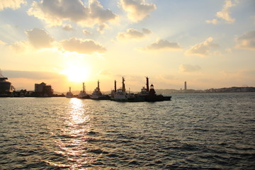 Fototapeta premium 夕暮れの海