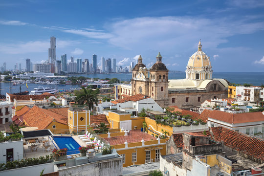 View of Cartagena de Indias, Colombia