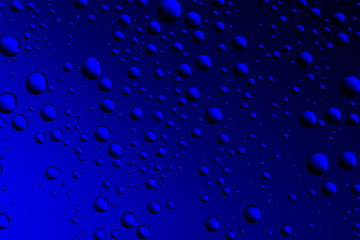 Nice dark color background from drops of the different size