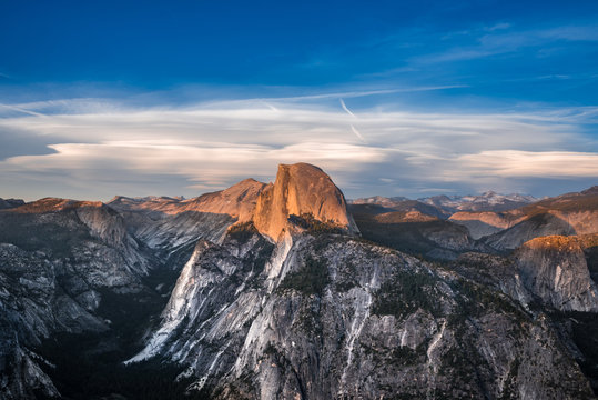 Yosemite Half Dome at Sunset