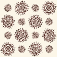 Mehendi pattern illustration
