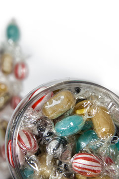 Wrapped Sweets in a Jar