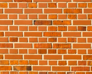 Red bricks wall background