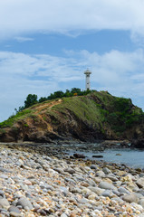 Beautiful lighthouse in Koh Lanta, Thailand