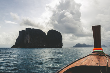 Being on the longtail boat is a must do in Thailand!