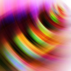 Abstract wavy background in purple, pink, yellow, orange and green colors