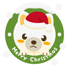 いぬっこ倶楽部 クリスマス 柴犬（白）