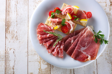 生ハムの盛り合せ